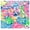 A, variant on Printed Adhesive Floral Color Pattern 12 x 12 inch Sheet (A)