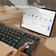 thumbnail image 3 of Teclado Bluetooth plegable iClever BK08 con panel táctil plateado, 3 of 9