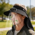 thumbnail image 1 of Solar Charging Fan Hat Men's Empty Top Hat Sun Protection And Sunshade Sun Hat, 1 of 9