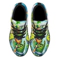 thumbnail image 2 of Irish St Patrick's Day Leprechaun Spring Shamrock Shoes Sneakers Black Size 4, 2 of 7