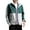 Green 3XL, variant on Men Jacket Waterproof Stand Collar Long Sleeve Zipper Decoration Pockets Streetwear Color Matching Spring Autumn Windbreaker Coat Male Clothing for Hiking