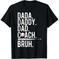 thumbnail image 1 of Baseball Coach Dad Funny Father’s Day Sports Humor Unisex T-Shirt K3702, S-5XL, 1 of 4