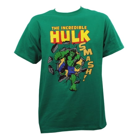 Marvel Comics Mens The Incredible Hulk Smash T-Shirt