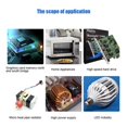 thumbnail image 4 of 100 x 100 x 5 mm 1.5 W MK Silicone Heatsink Pad for CPU and GPU, 4 of 4