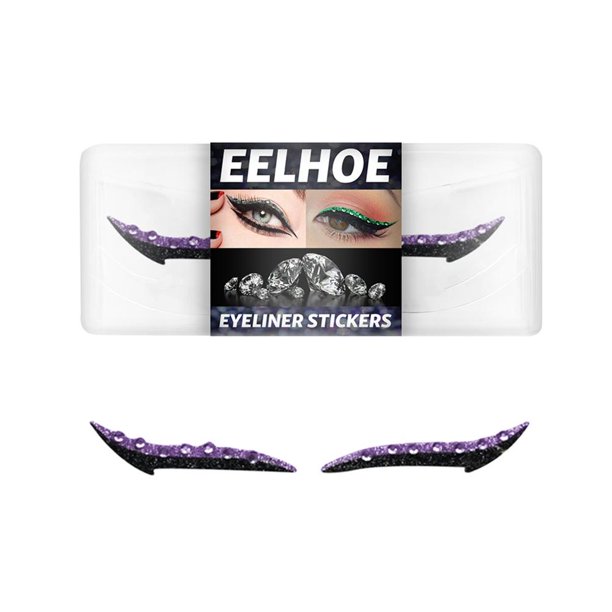 Diamond Eyeliner Stickers Reutilizable Impermeable Eyelid Line Stick Maquillaje Cosmético Autoadhesivo Serendint CE008240-07