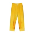 thumbnail image 6 of Uemuo Yellow Lemon Pattern Men's Wide Leg Palazzo Lounge Pants with Pockets Light Weight Loose Comfy Casual Pajama Pants-Small, 6 of 9