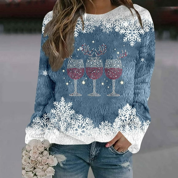 WILLBEST hoodie Women's Casual Round Neck Long Sleeve Double Hoodie Top Stylish Comfortable Pullover For Everyday Wear workput hoodie