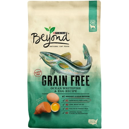 Purina Beyond Grain Free Ocean Whitefish & Egg Recipe Adult Dry Cat Food - 3 lb. Bag