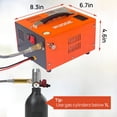 thumbnail image 2 of NUOGE Pcp Air Compressor,4500Psi 30Mpa Powered by Car 12V DC or Home 110V AC W/Converter, 2 of 7