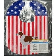 thumbnail image 2 of USA Patriotic Welsh Springer Spaniel Baby Bib, 2 of 3