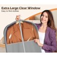 thumbnail image 4 of 4" Gusseted Garment Bags for Hanging Clothes 65" Foldable Garment Bags for Hanging Clothes, 4 of 5
