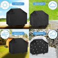 thumbnail image 5 of Housse de Barbecue à Gaz, Housse de Protection Plancha 210D Imperméable, Housse de Protection TG avec Sangle Réglable, Convient à la Plupart des Grils (145 X 61 X 117cm), 5 of 5