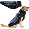 thumbnail image 1 of Abrigo Para Perros Chaqueta Suave Y Cálida Para Perros Ropa Impermeable Para Perros Con Tiras Reflectantes Y Cremallera Chaleco De Invierno Para Cachorros Al Aire Libre Con Orificio Para Arnés Para Pe Muyoka Hogar, 1 of 1