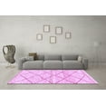 thumbnail image 3 of Ahgly Company Indoor Rectangle Solid Purple Modern Area Rugs, 2' x 4', 3 of 4