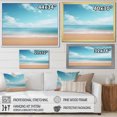 thumbnail image 4 of Designart "Quiet Coastal Sand Reverie I" Coastal Floater Framed Canvas Wall Art, 4 of 5