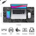 thumbnail image 5 of Long Mouse Pads for Desk,Spider Web Halloween Pattern Desk Mats on Top Of Desks, Desk Mouse Pad Extra Large with 3mm Non-Slip Base and Stitched Edge for Gaming,Office,Work,Home 31.5x15.7in, 5 of 5