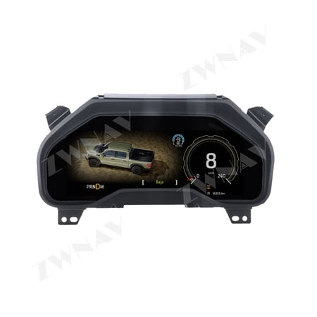 ZWNAV For Ford F150 2015-2020 Digital Cluster Car LCD Dashboard Panel Virtual Cockpit Instrument Speedometer Screen Unit