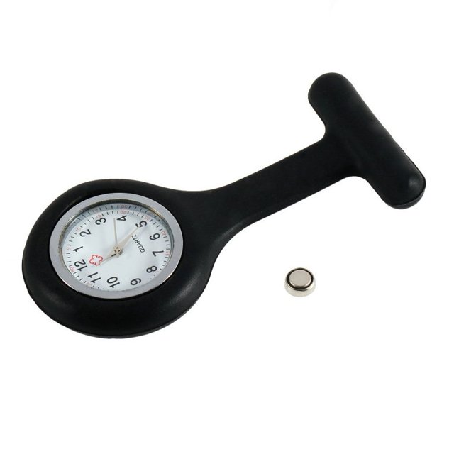 Mini Portable Silicone Gel Doctor Nurses Brooch Pin Pockets Fob Compact Attractive Medical Tunic Watch
