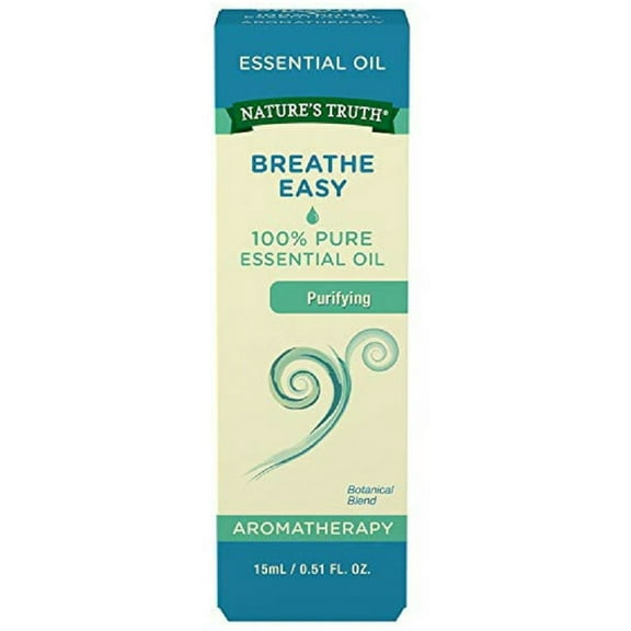 Nature's Truth Essential Oil, Breathe Easy 0.51 oz (Pack of 2)