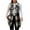 Multicolor1, variant on Plaid Vest for Women Sleeveless Button down Flannel Shirt Long Jacket Lapel Casual Outerwear Plus Size