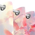 thumbnail image 3 of Pink Sky Flamingo Curtain Black Out Thermal Insulation Curtains Aesthetic 54 Inch Length for Bedroom Living Room 2 panels set, 3 of 5