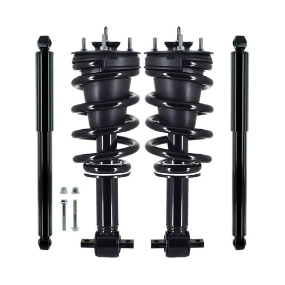 Set Front Quick Complete Strut-Rear Shock For 2014-2018 GMC Sierra 1500 4WD RWD