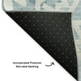 thumbnail image 3 of Addison Rugs Mayfield Washable Transitional Circles Denim Rectangle Rug, 8' x 10', 3 of 6