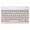 Pink, variant on Rechargeable Portable Wireless Keyboard Ultra-Slim Bluetooth Keyboard For Android Windows iOS PC Laptop