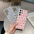 thumbnail image 3 of Compatible with Galaxy S23 Ultra Bling Case Glitter Pearly Luster Pattern Love Heart Cute Luxury Shiny Sparkle Unique Fashion Protection Shockproof Cover for Women Girls, 3 of 9