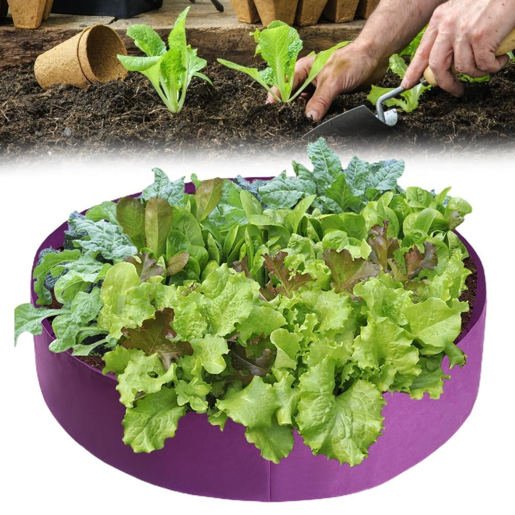 Seroniy Felt Plant Grow Bag Felt Plant Pots Reusable Durable Vegetable