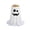 White1, variant on Animated Remote Operated Light-up Ghost Candy Bowl Stand with Bright Led Lighting, Large Capacity Trick-Or-Treat Container Ideal for Porch, Entryway and All Halloween Holiday Party Venue, White2