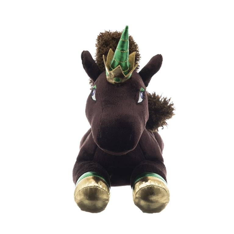 Green unicorn stuffed animal sale