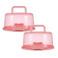 thumbnail image 1 of Oleegame 2PC Produce Storage Portable Cake Box Cake And Cupcake Cake Holder Container For Cake Pie, 1 of 4