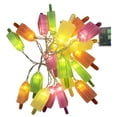 thumbnail image 1 of BRIGHTFUFU Cadena de luces LED para helados, luz que funciona con pilas, decoración colgante, 3 metros, 20LED, 1 of 7