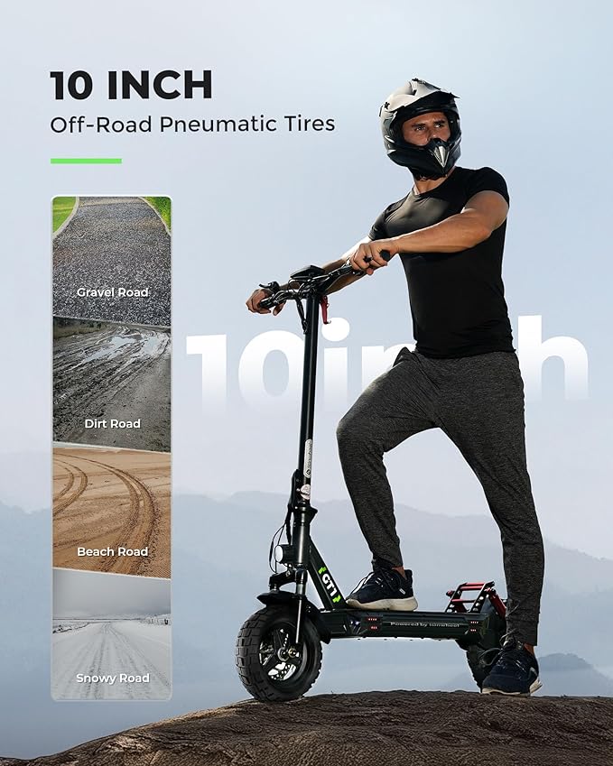 isinwheel GT1 Electric Scooter for Adults, 800W Motor, 45 km
