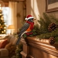 thumbnail image 6 of Lucahom Wooden Bird Door Topper, Adorable Bird Shape Corner Decor, Handcrafted Collection for Doorways, Shelves & Frame Corners, Gift for Nature & Birds Lovers, 6 of 6