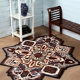 thumbnail image 2 of Ox Bay Selah 5' Star Gray/Rust Southwestern Hand-Tufted Indoor Area Rug, 2 of 8