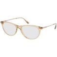 thumbnail image 1 of Tom Ford FT5509 33092 045 Shiny Light Brown Womens Eyeglasses With "T" Authentic, 1 of 3