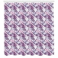 thumbnail image 3 of Ambesonne Butterfly Shower Curtain, Purple Wings Camo, 69"Wx70"L, Lavender Lilac Violet, 3 of 3