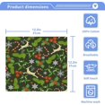 thumbnail image 5 of SKYSONIC Christmas Spruce Branches Washcloths Set of 4, Highly Absorbent Soft Cotton Fingertip Towels for Bathroom, Kitchen, Gym, Spa, Home Decor, 12 x 12 Inch, 5 of 7