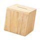 thumbnail image 3 of Alcancía Caja de Ahorro Infantil Banco de Dinero Madera Ornamento Coleccionable Adecuada para Regalo Oficinas Dormitorio Escritorio 10cmx10cmx10.3cm, 3 of 9