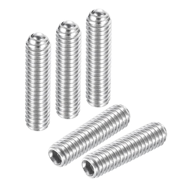 Ensemble de Vis à Billes, M4 x 16mm Ressort Métrique Hexagonal en Acier Inoxydable 304 Lot de 15