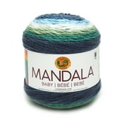 (2 Pack) Lion Brand Yarn Mandala Baby Yarn, 590 Yd.