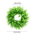 thumbnail image 3 of Ywbawe Plastic Wreath for Home Decor, Front Door Decoration, Indoor Outdoor Use, 1 Piece, 3 of 6