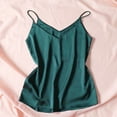thumbnail image 5 of Uaswgudfs Women's Silk Satin Camisole Tank Tops V Neck Spaghetti Strap Blouses Leisure Home Sleeveless Cami Shirt, 5 of 5