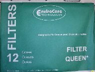 Vacuum Cleaner Bags for Majestic Rn92 Filter Queen 50047 2 Filters and 12 Cones for sale online 
