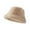 Beige, variant on Fisherman Hat For Autumn Winter Adjustable Warm Solid Color Bucket Hat For Outdoor Activities Cape Cod Winter Hat