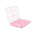 thumbnail image 6 of Carlson Pet Products Pink Secure and Foldable Single Door Metal Dog Crate for Small Breeds with Multi-Point Locking System, 24" L x 18" W x 20.5" H, 6 of 11