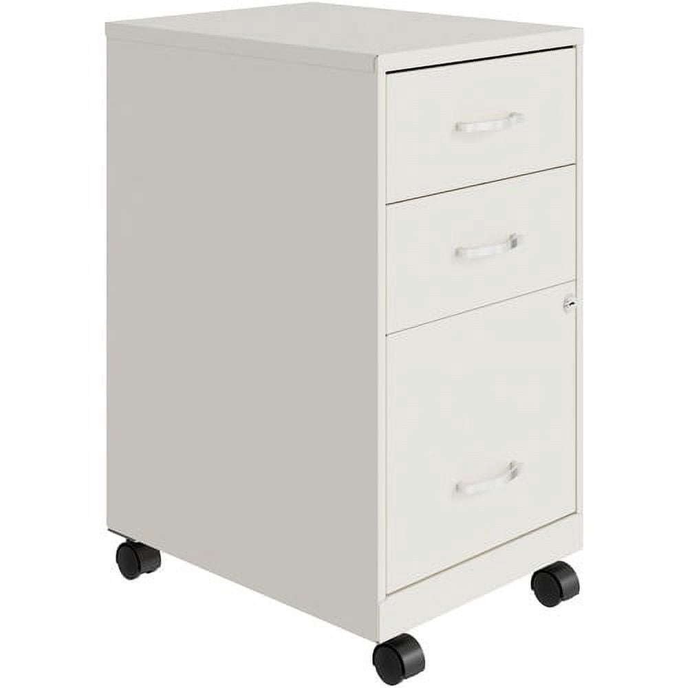 Lorell Soho The 3-Drawer Organizer Cabinet 14.3" x 18" x 26.7" - 3 x Box Drawers, File Cabinet