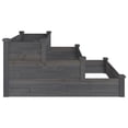 thumbnail image 5 of vidaXL Garden Raised Bed Gray 47.2"x47.2"x22" Solid Wood Fir, 5 of 6